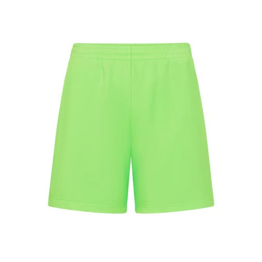 Skims Light French Terry Lounge Short - Neon Green Size Medium